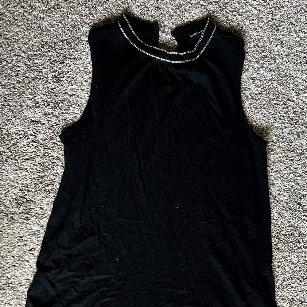 Banana Republic Sleeveless top with sparkles at the top